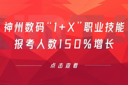 行业实践丨用新技能武装自己！三亿体育数码“1+X”职业技能报考人数150%增长